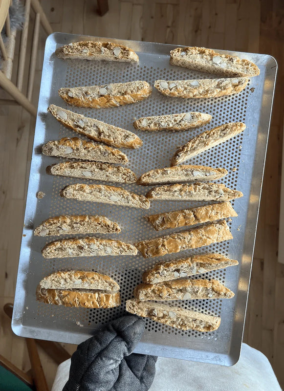 Biscotti med mandel, citron och vanilj