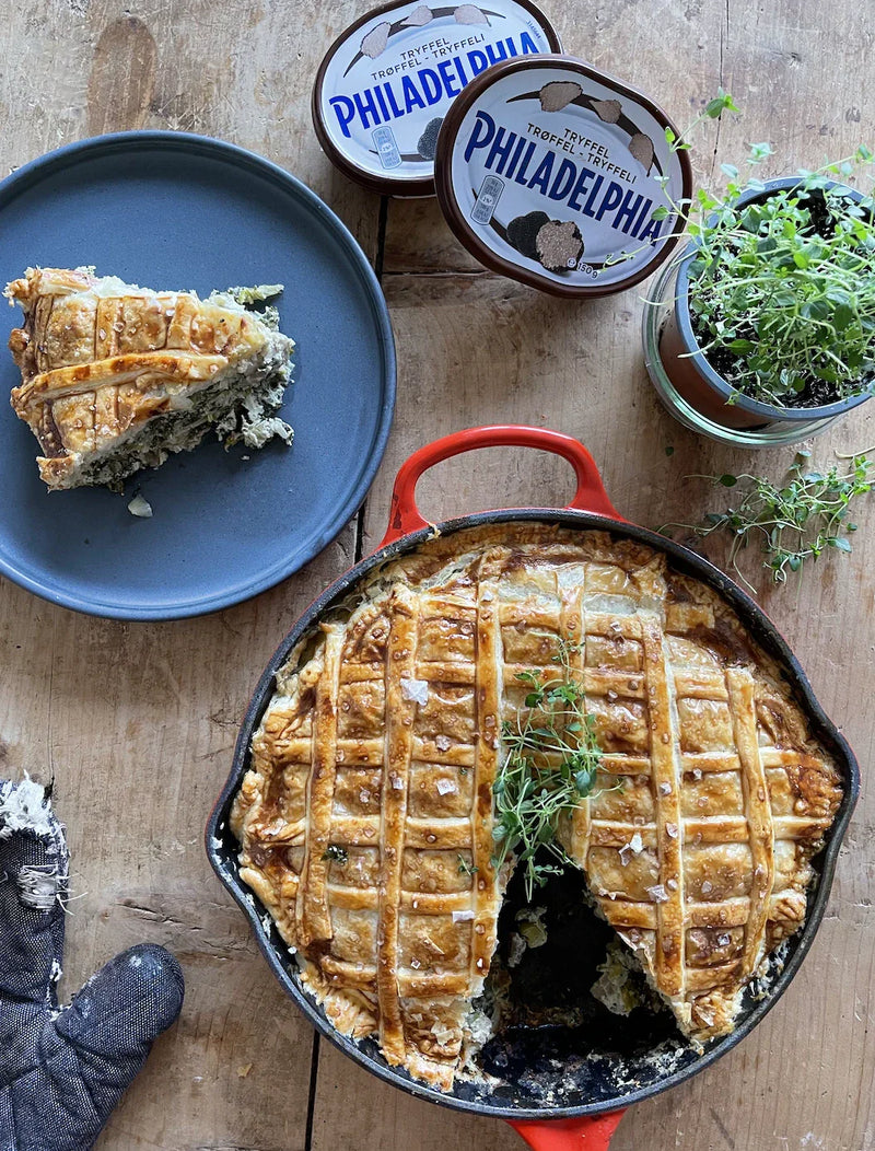 Smördegspaj med Philadelphia Tryffel