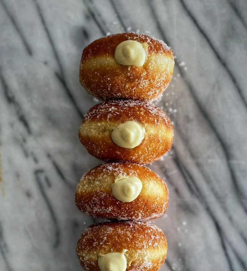 Donuts med vaniljkräm