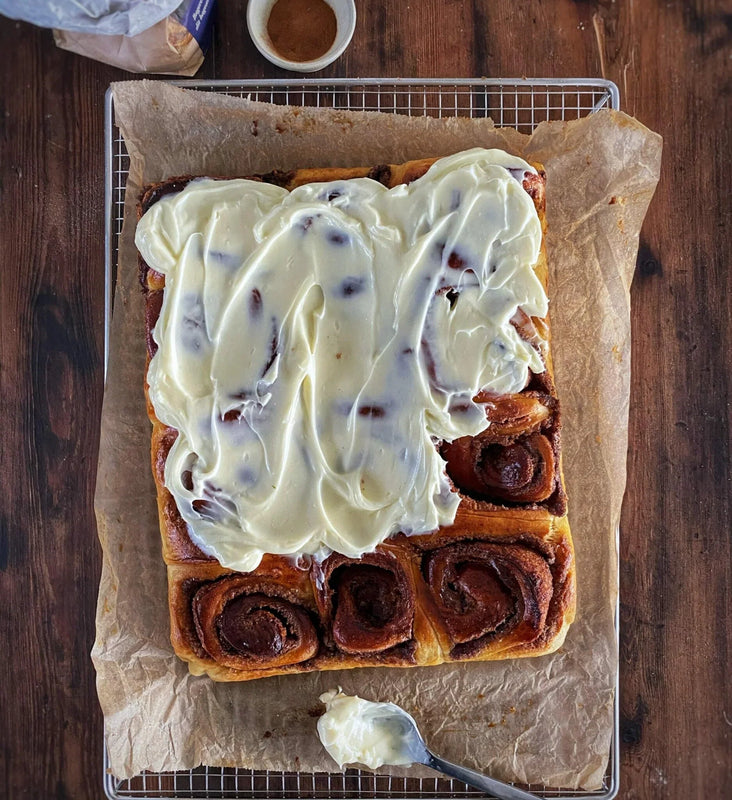 Kanelbullar med färskostkräm
