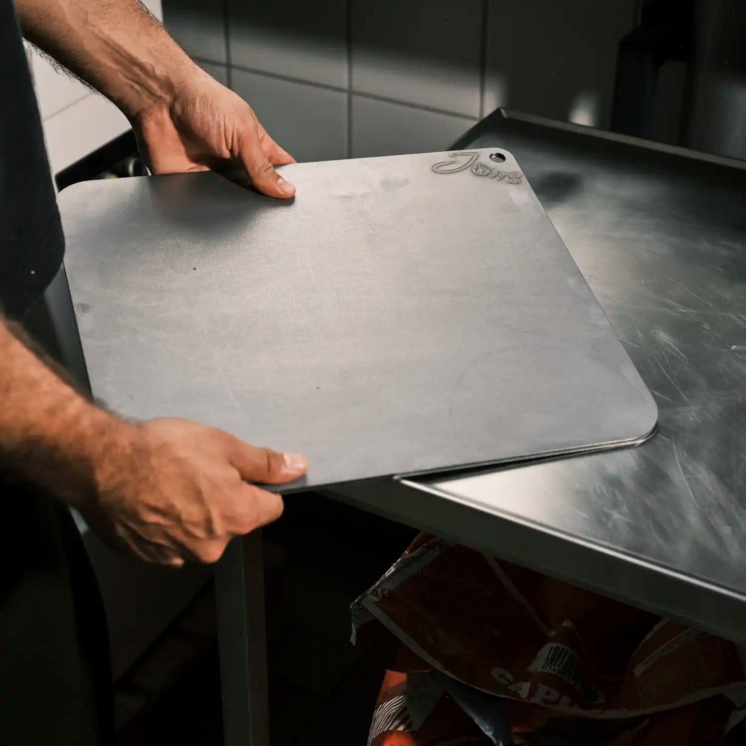 Pizza bagestål